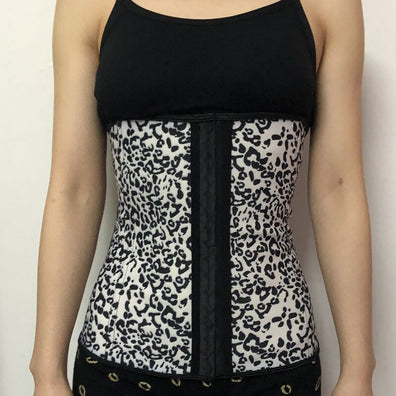 Comfortable, Breathable, Waist Protecting And Abdomen Closing Belt, European And American Sexy Court Corset, Leopard Pattern Breasted Body Shaping Suit